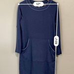 Max Studio Women’s Long Sleeve Midi Casual Dress Denim Blue Size Small NWT Photo 6