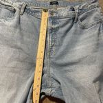 EXPRESS  Jeans Womens 16 Long Straight Ankle High Rise Stretch Light Wash Pants Photo 7