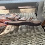 Vionic  Kirra Leather Thong Rose‎ Gold Sandals size 9.5 boho coastal Workwear Photo 3