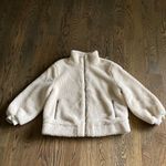 Ava & Viv  White Sherpa Jacket Size 1X Photo 1