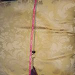 White House | Black Market *5/$25* WHBM gold tone necklace with burgundy faux leather tassels Photo 4