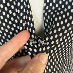 Who What Wear  Black and White Polka Dot Blouse Photo 2