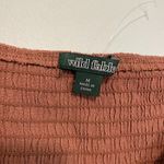 Wild Fable Long Sleeve Lace Bustier Top Mauve Pink Brown Y2K 90s Cropped Crop M Photo 5