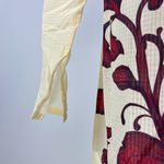 Johnny Was NWOT  Floral Long Sleeves Midi Shirt Dress Cover-Up Size S Photo 8