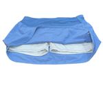 Free Fly Bamboo Lined Breeze 15"‎ Skort Blue Small Phone Pocket Waist Zipper Photo 5