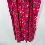 Torrid Jumpsuit Women’s Size 3 Tie Front Culotte Pink Challis Animal Plus Curvy Photo 9