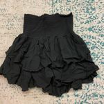 Black Ruffled Skirt Size L Photo 0