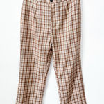 Plaid Pants Brown Size 28 Photo 0
