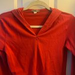 J.Crew  Women's Red Hoodie Top Photo 5