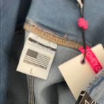 Vibrant  Light Blue Wide Leg Jeans Photo 5