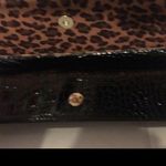 Apt. 9 Party Clutch, Leopard Print, Brown & Black gold chain, clutch  Photo 1