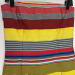 J. McLaughlin  yellow red striped strapless dress 0 Photo 3