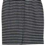 J.Crew Wool Blend Tweed Pencil Lined Mini Skirt Vertical Stripe 0 Navy Blue Photo 7