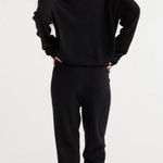H&M Premium Quality Fine-knit Cashmere Joggers Color: Black Size: S New Photo 2