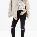 Madewell NWT  9 Inch High Rise Skinny Jeans Black Distressed Size 26 tall Photo 0