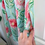 Heimish USA Floral Swim Cover Dress Blue Small Photo 72