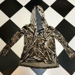 Juicy Couture  Y2K Olive Green Crushed Velvet Hoodie Girlie Metallic Oversized XS Photo 0