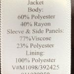 Vintage 90s Coldwater Creek Tapestry Blazer Floral Leaf Patchwork Jacket Fall Brown Size 12 Photo 9