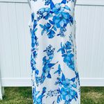 Calvin Klein Blue Floral Women's Plus Size Dress Photo 2