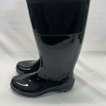 Kamik  Rain Boots Hi Gloss Patent Women’s SZ 8 Black New Photo 2