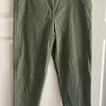 Nanette Lepore  Women's 12 Green Straight Leg Trouser Stretch Pants Career‎ Photo 0