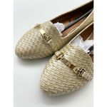 Seven 7 Pearl Gigi Buckle Cream Woven Flats Almond Toe Size 8.5 New in Box! Photo 3