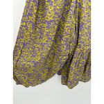 Abound  Green Purple Floral Smocked Balloon Sleeve Top Women's Plus Size 3X NWT Photo 2