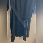 SKIMS  Elegant Black Trench Coat Photo 2