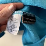 Lands' End blue half zip fleece sweater pullover thermacheck top athleisure Photo 5