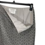 Max Mara Lace Pencil Skirt Gray Made in Italy Sheath Knee Length Size 14 Photo 2