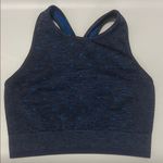 Splits59 Blue/Black Polka Dot Sports Bra Size S/M Photo 0