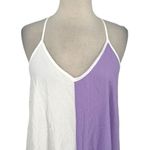 Saints & Hearts Swing Dress Off White Lilac Size Medium NWT Photo 2