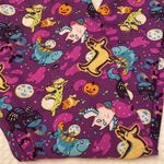 LuLaRoe Purple HALLOWEEN Monsters OS One Size Leggings Photo 5