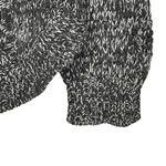 KD Style Womens Cable Knit Sweater Size Small Gray White‎ Knit Acrylic Cotton Photo 2