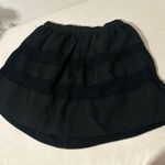 Xhilaration  Black Textured Mini Skirt Photo 0