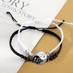 2pcs Dragon totem tai chi couple‎ bracelets for best friends or couples White Photo 4