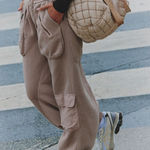 Free People Buckle Down Pants Size Medium Sand Tan Photo 0