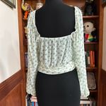 Free People Sweetie Pie Floral Sheer Wrap Top Photo 7