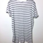 Vince  Linen Striped Crewneck Tee Size Small Photo 6