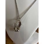 HEADPHONES pendant silver Necklace With Rhinestone Photo 9