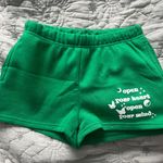 Green Sweatshorts Photo 0