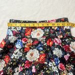 Kapukino Floral Black Skirt with Tulle Hem Size M Pink Size M Photo 1