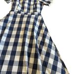 Adelyn Rae Off-Shoulder Gingham Plaid Dress Cutout Back A-Line Size Medium NWT Photo 5