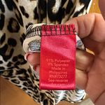 Jennifer Lopez  Animal Print Midi with Sleeve Cut Outs and Front Knot Photo 6