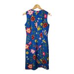J. McLaughlin Belinda Greenhouse Floral Butterfly Print Dress Blue Fitted Size 6 Photo 6