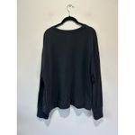 Aerie Offline by crewneck sweatshirt womens L black thumbhole athleisure Photo 3