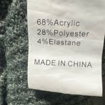 Green vneck dropped shoulder ribbed knit sweater dress size small Photo 6