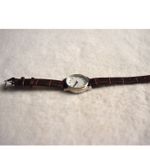 Source Unknown Casual Classic Silver Tone Brown Faux Leather Band New Battery Working Watch Photo 2