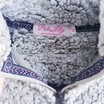 Pink Lily  Sherpa Quarter Zip Closure Pullover Jacket Photo 7