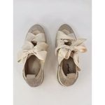 Free People Chapmin Womens Shoes Beige Suede Espadrille Sneaker Chunky 38 US 7.5 Photo 7